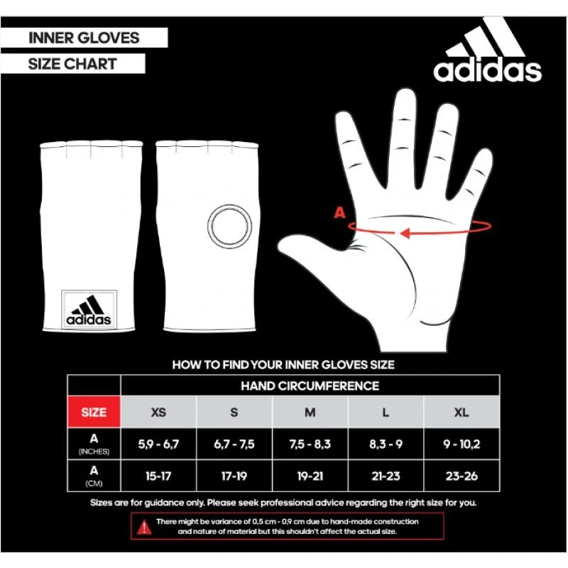 Mănuși interioare Adidas Speed Padded - Mărime: M