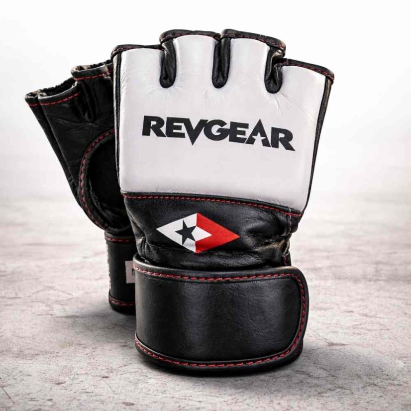 MMA rukavice REVGEAR Challenger 2 Pro Series - bílá - Velikost: XS