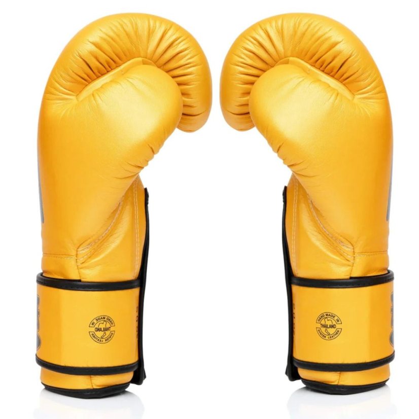 Rękawice bokserskie Fairtex BGV18 Super Sparring – złote