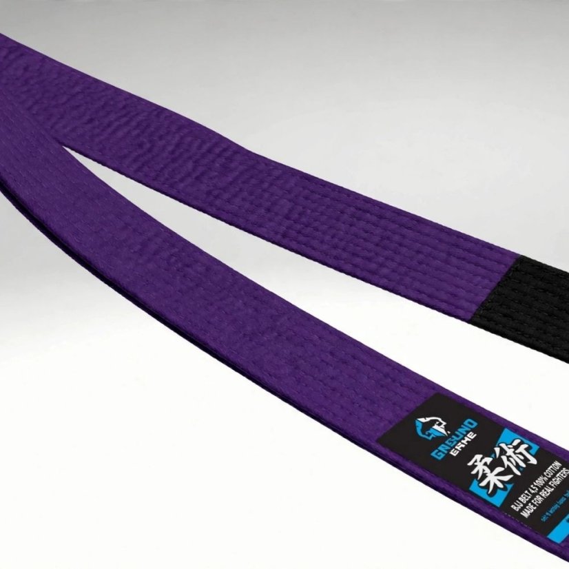 Pas do BJJ Ground Game - Wielkość: A4, Kolor: Niebieski