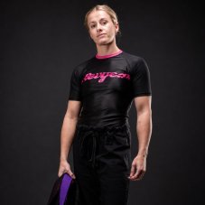 Női Grizzly Rashguard REVGEAR SS – rózsaszín