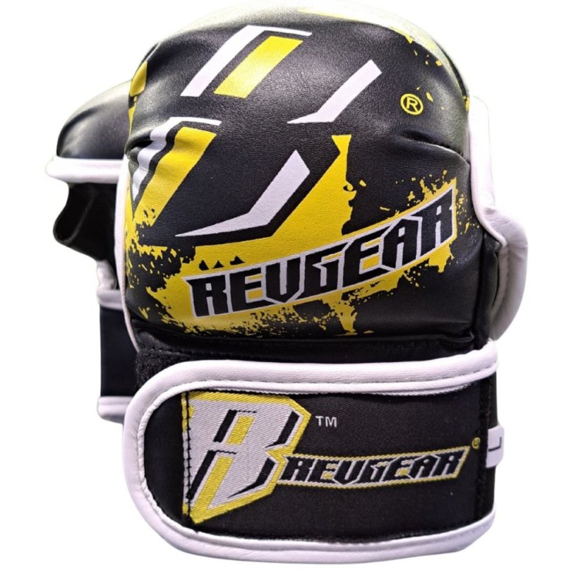 Detské MMA rukavice REVGEAR Deluxe Youth Series - žltá - Veľkosť: Youth S