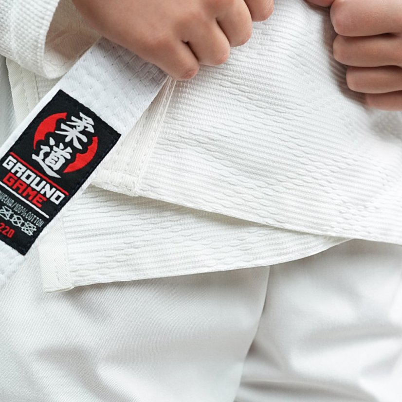 Ground Game Deshi 2.0 Kids Judo Gi – White