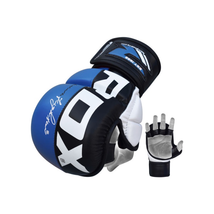 MMA gloves RDX T6 - blue