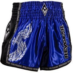 Spodenki do Muay Thai REVGEAR Legends Valhalla - czarny/niebieski