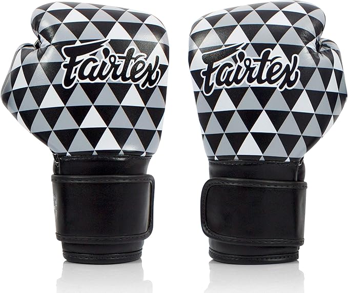 Fairtex BGV14 Art Collection rękawice bokserskie – czarne/białe - Waga rękawic w Oz: 14oz