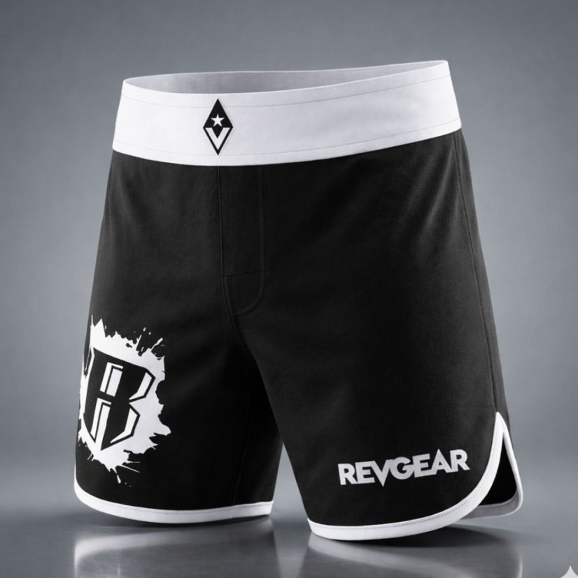 Pantaloni scurți MMA pentru copii REVGEAR - alb - Mărime: Youth S