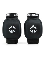Ochraniacze na kolana Muay Thai Ground Game Logo – czarne