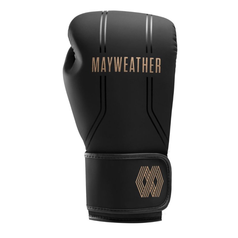Mănuși de box HAYABUSA Mayweather Contender – negru/auriu - Greutatea mănușilor în Oz: 16oz