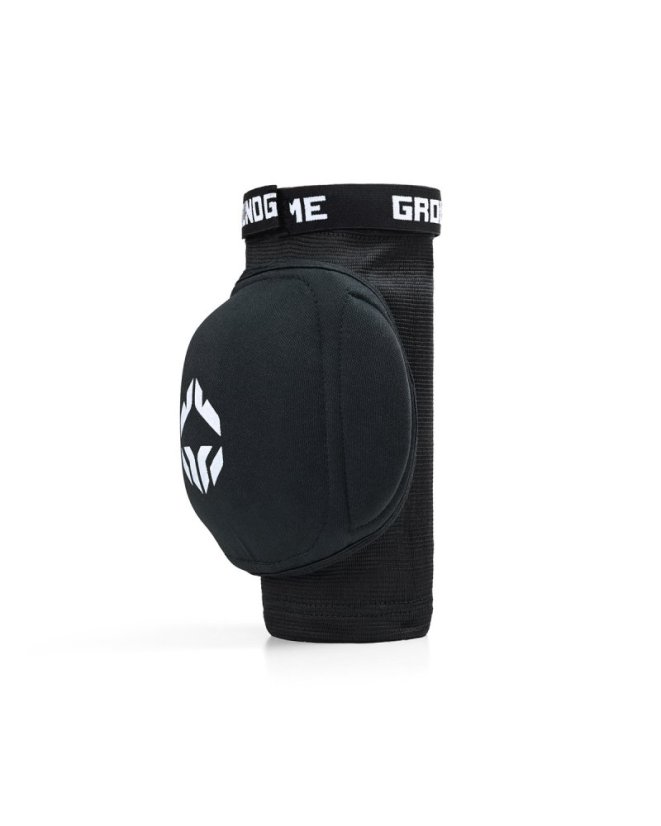 Ochraniacze na kolana Muay Thai Ground Game Logo – czarne