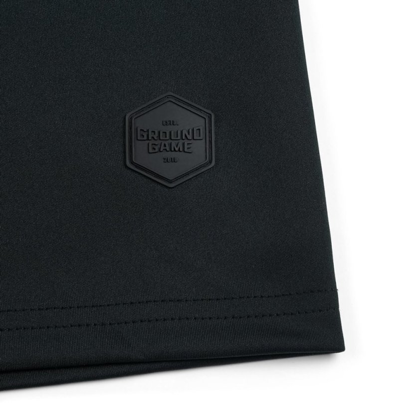 Męskie spodenki sportowe Ground Game Label – czarne - Wielkość: 2XL