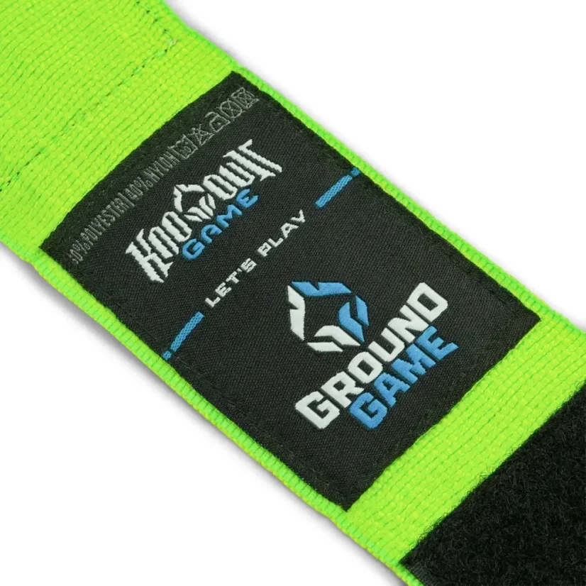 Ground Game Neon boxerské bandáže 4 m