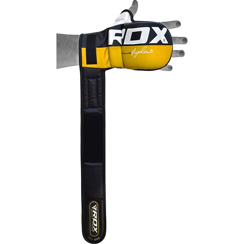 MMA rukavice RDX T6 - žltá - Veľkosť: L, Farba: Žltá