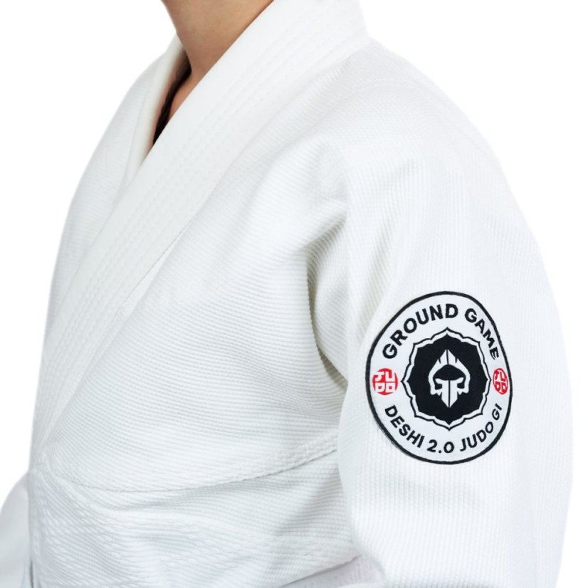 Ground Game Deshi 2.0 Kids Judo Gi – White