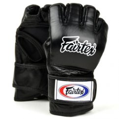 MMA grappling rukavice Fairtex FGV12 Black Ultimate 4oz