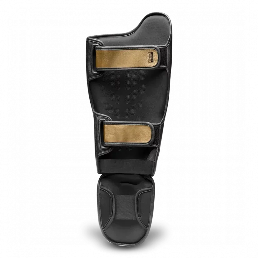 Hayabusa T3 Stringing Shinguards black/gold