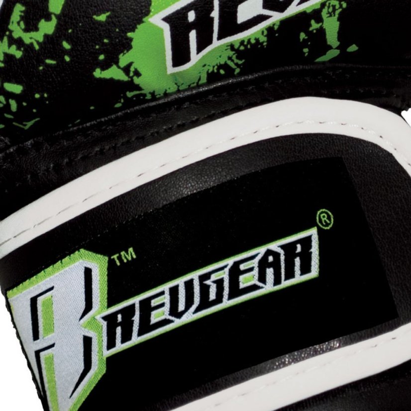 Detské MMA rukavice REVGEAR Deluxe Youth Series - zelená - Veľkosť: Youth L