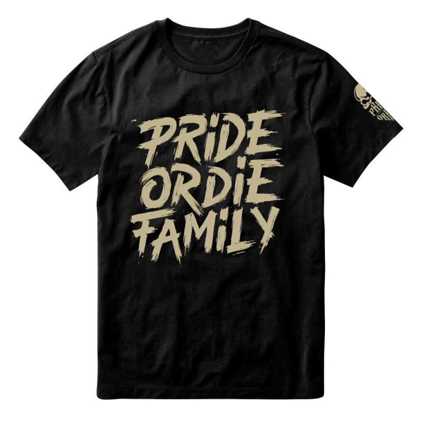 Pánské tričko PRiDEorDiE Family - Velikost: 3XL