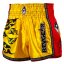 Spodenki do Muay Thai REVGEAR Legends Spirit - żółty/pomarańczowy