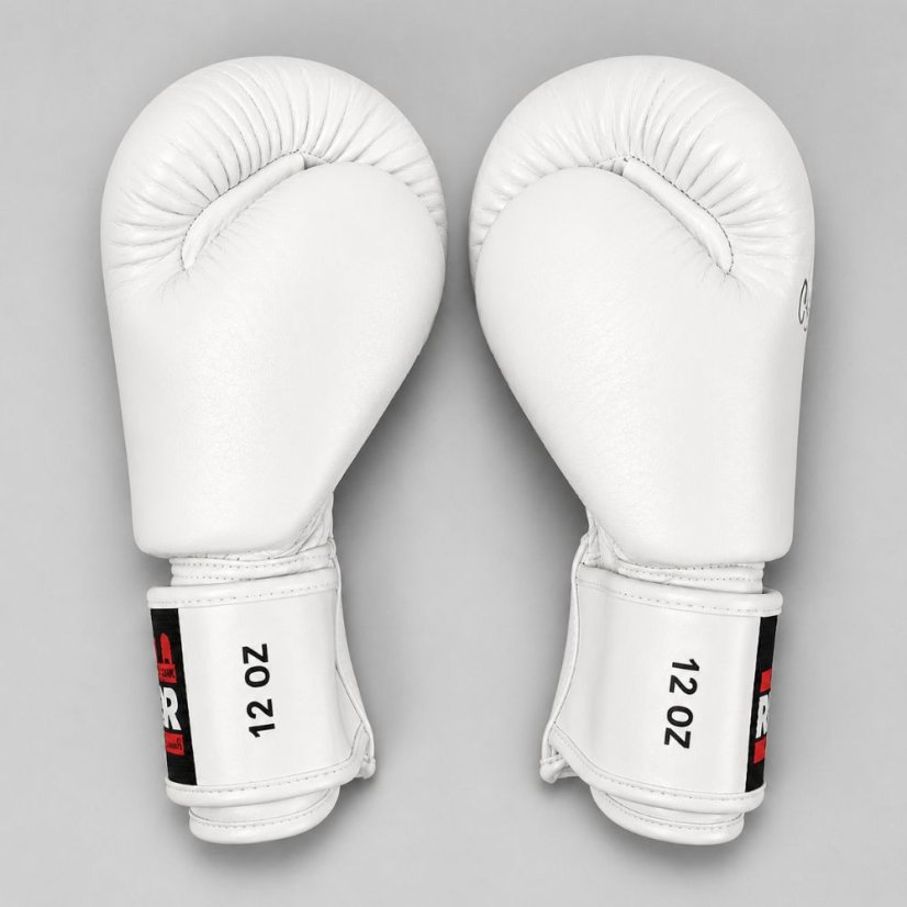 Boxerské rukavice RevGear Original Thai - bílé - Váha rukavic v Oz: 12oz
