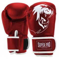 Detské boxerské rukavice SUPER PRO COMBAT GEAR Talent - Červená