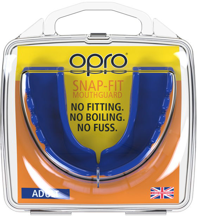 Ochraniacz na zęby Opro Snap Fit Senior - niebieski