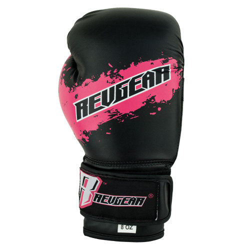 Dětské boxerské rukavice REVGEAR Deluxe Youth Series - růžová - Váha rukavic: 8oz
