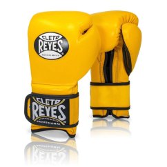 Boxerské rukavice Cleto Reyes Velcro Training - žlutá