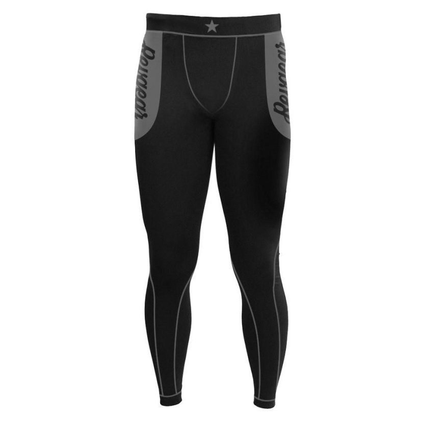 Colanți de compresie pentru bărbați REVGEAR Grizzly – negru/gri - Mărime: S