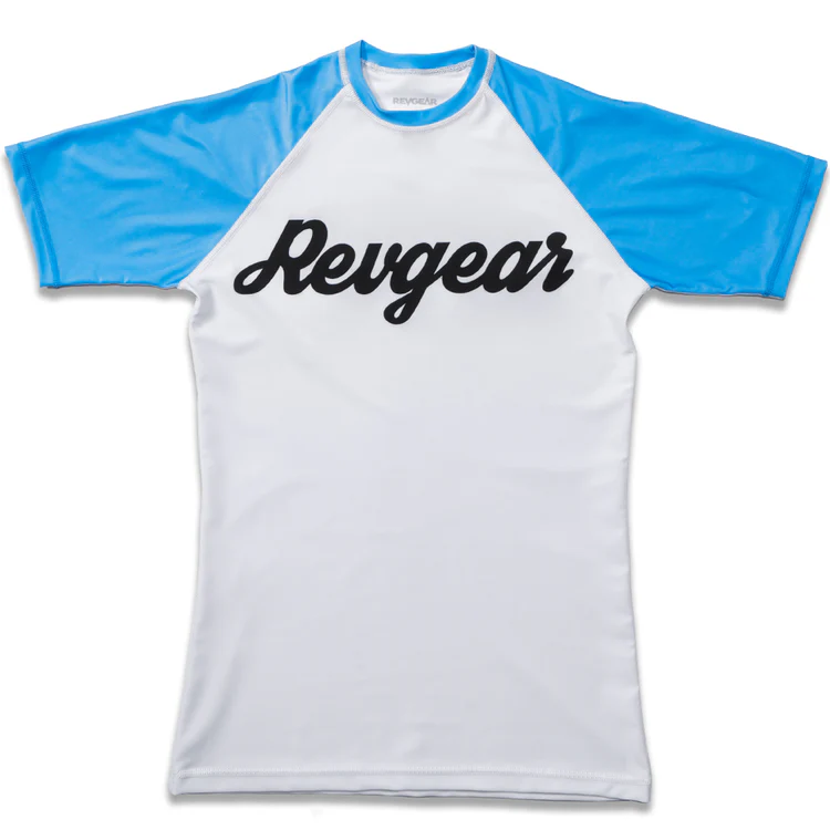 Női Grizzly Rashguard REVGEAR SS – kék - Méret: XL