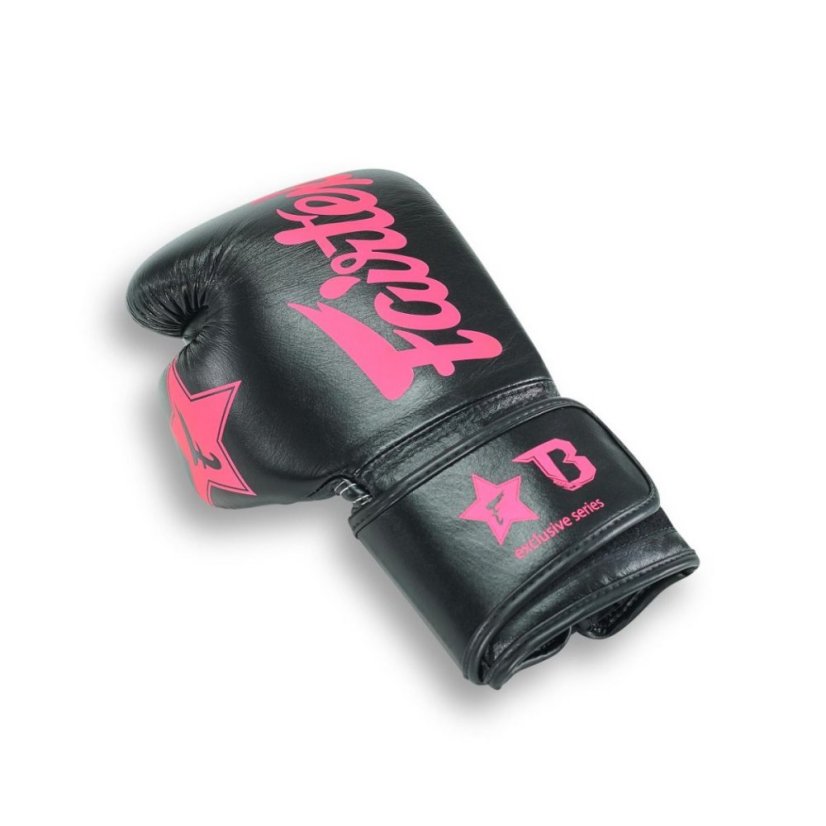 Boxing gloves Fairtex - Booster FXB BG V2 - black/pink