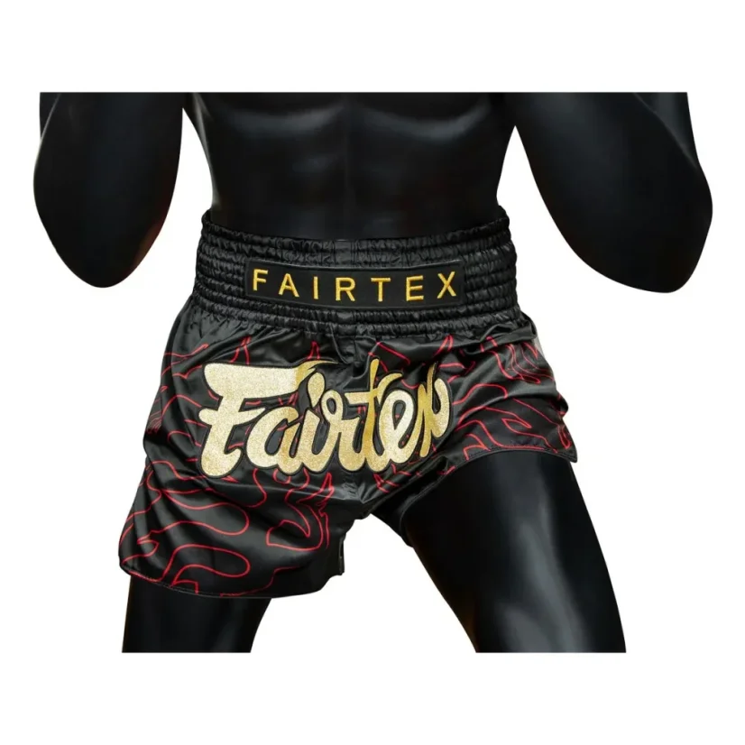 Fairtex BS1920 Black Lava spodenki Muay Thai