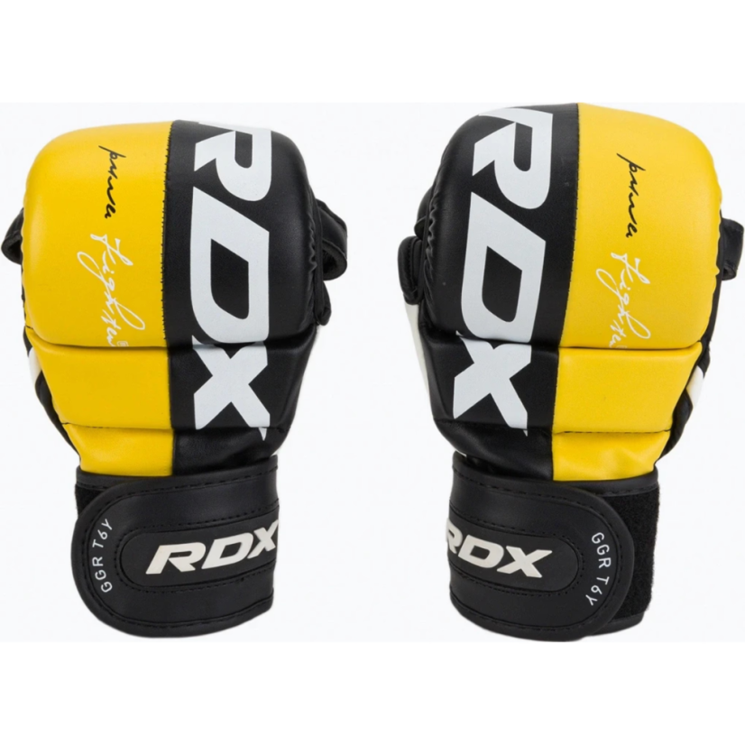 Mănuși MMA RDX T6 - galbene - Mărime: M, Culoare: Galben