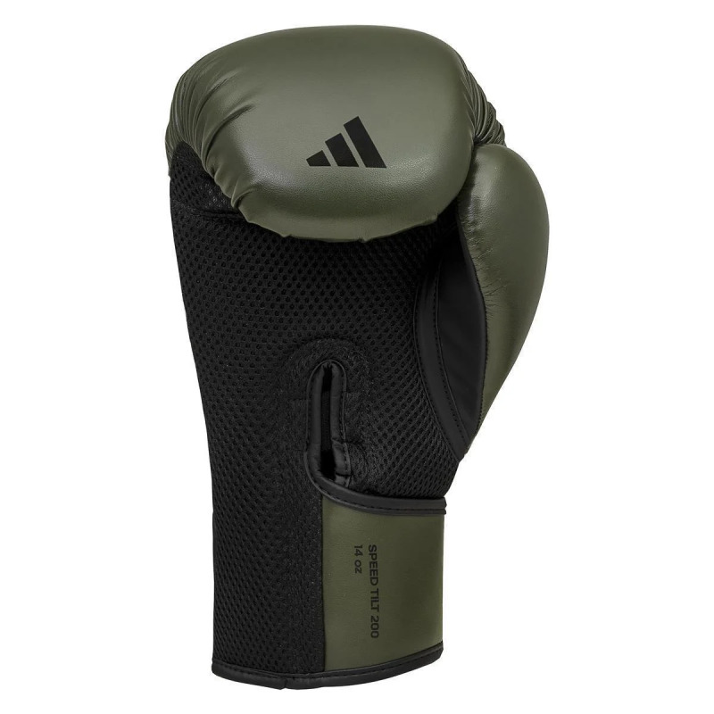Adidas Speed Tilt 200 Boxhandschuhe – Grün/Schwarz - Gewicht (oz): 10oz