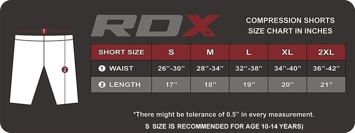 Rashguard/kompresné šortky RDX CTL T15B - Veľkosť: L