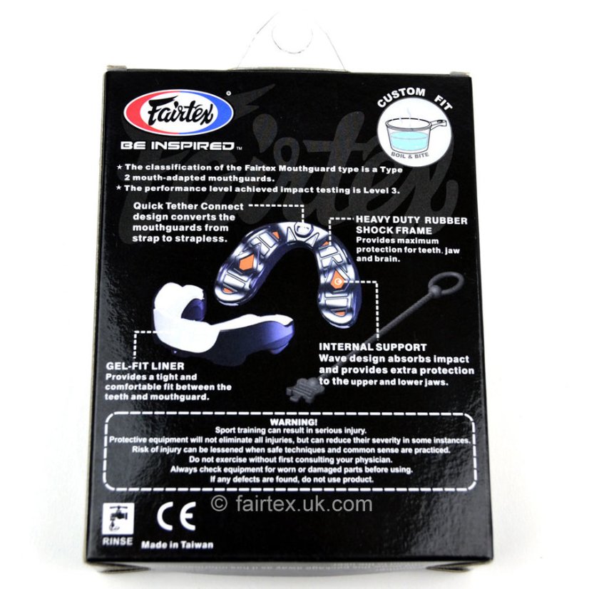 Chránič zubov Fairtex MG3 - čierna