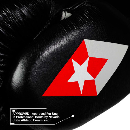 Mănuși de box profesionale REVGEAR F1 Competitor - negre - Greutatea mănușilor în Oz: 10oz