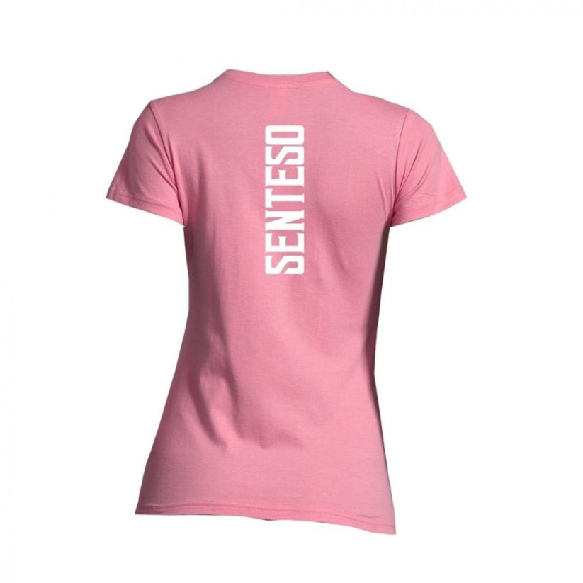 Dámské tričko Senteso Imperial Pink - Velikost: M