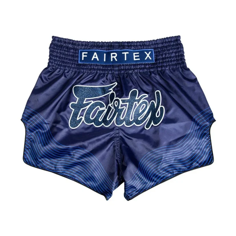 Fairtex BS1930 Blue Ocean spodenki Muay Thai - Wielkość: 2XL