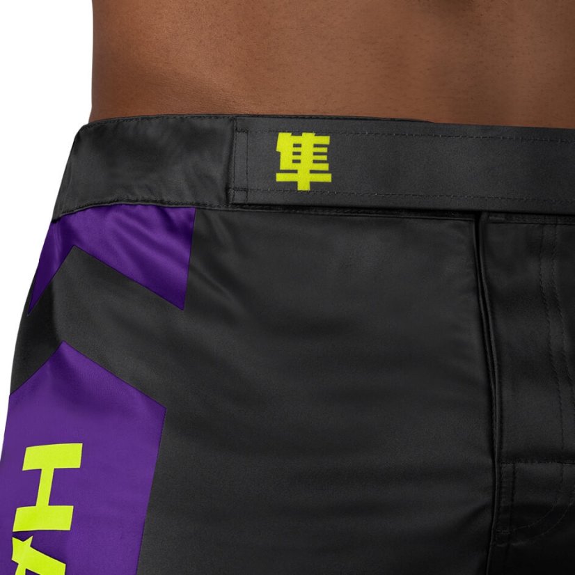 Hayabusa Icon Fight Mid Length Shorts - black/green