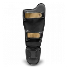 Hayabusa T3 Stringing Shinguards black/gold