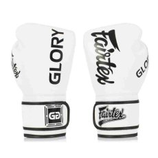 Boxerské rukavice Fairtex x GLORY - BGVG1 - biela