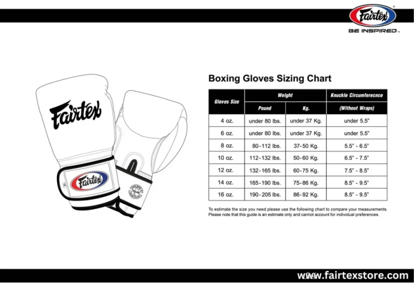 Fairtex x GLORY BGVG1 White Boxing Gloves – Limited Edition