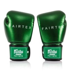 Fairtex BGV22 Metallic rękawice bokserskie – zielone