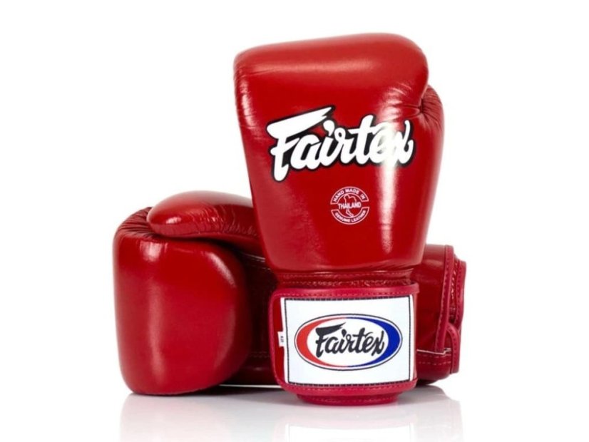 Boxing gloves Fairtex BGV1 Universal - red - Weight of gloves: 12oz