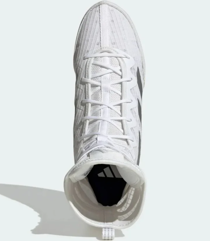 Adidas Box Hog 4 boxerské topánky – biela/strieborná