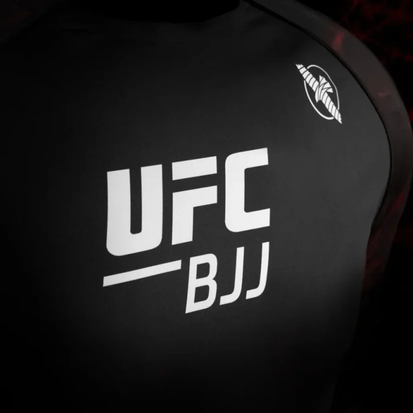 Hayabusa UFC BJJ rashguard mânecă lungă – roșu