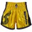 Muay Thai Pantaloni scurți REVGEAR Legends Valhalla - galben/negru - Mărime: XXS