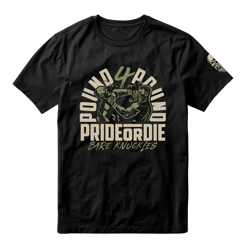 Férfi póló PRiDEorDiE Bare Knuckles