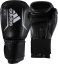 ADIDAS Speed ​​100 Boxing Gloves - Black/White - Weight of gloves: 14oz